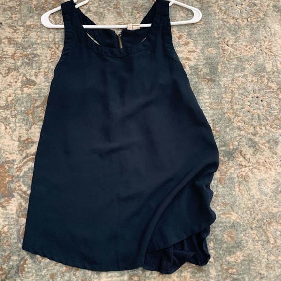 Tops - Navy tank top